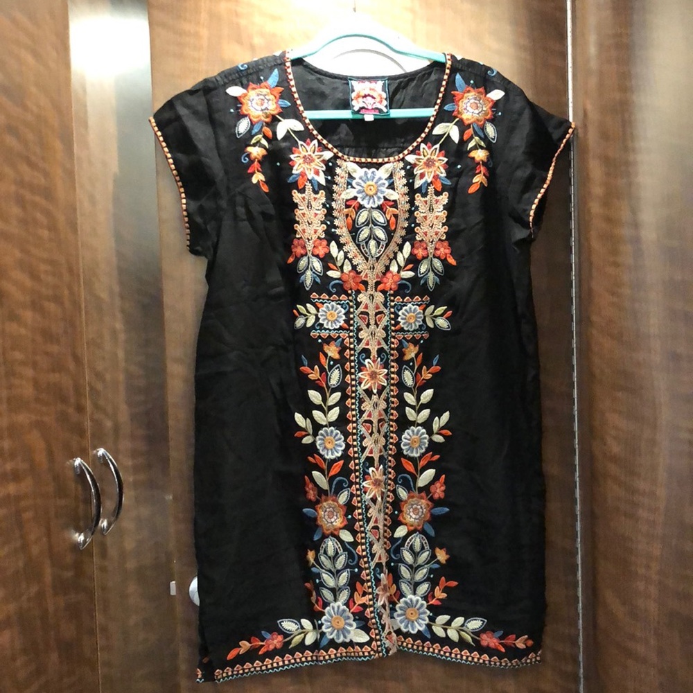 Johnny Was Macie Linen Dress